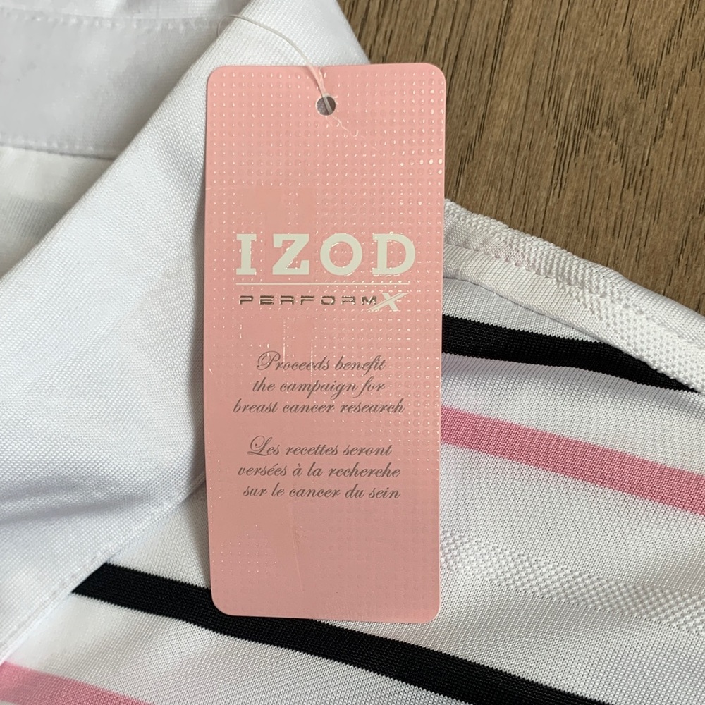 NWT Izod PerformX Breast Cancer Awareness Polo Size Medium - Picture 4 of 11